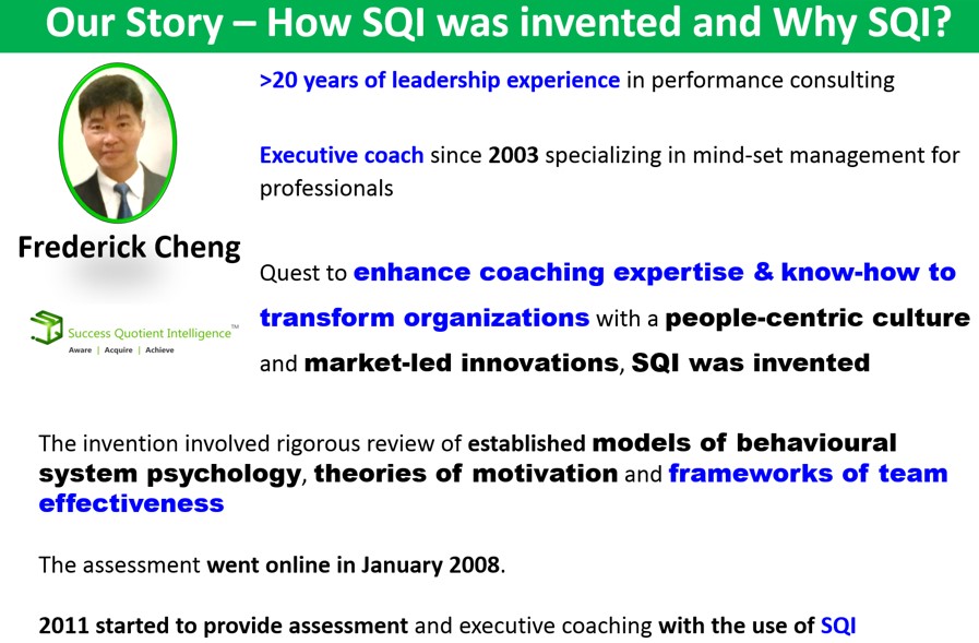 SQI Who are we - Our story